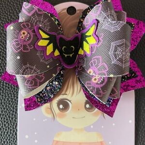 Halloween Bat Hair Bow